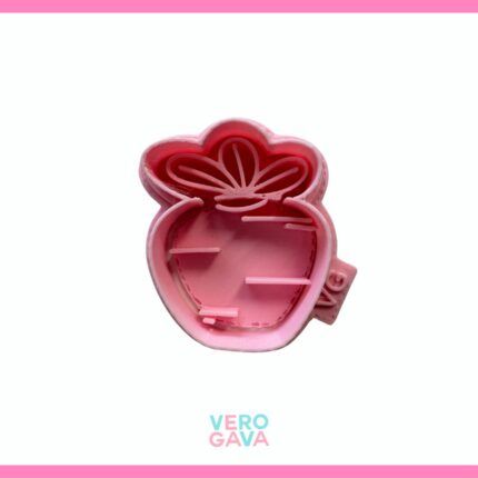 Cortador de galleta con sello zanahoria 5cm