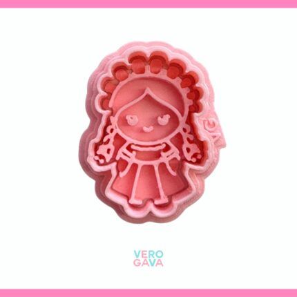 Cortador de galletas muñeca lele 5cm